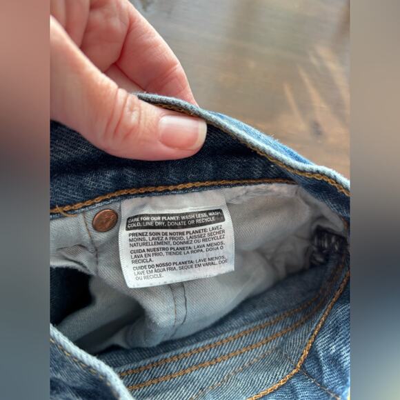 Levi's 501 Vintage 90's Button Fly Medium Wash Straight Leg Distressed 36X36 - Picture 8 of 11